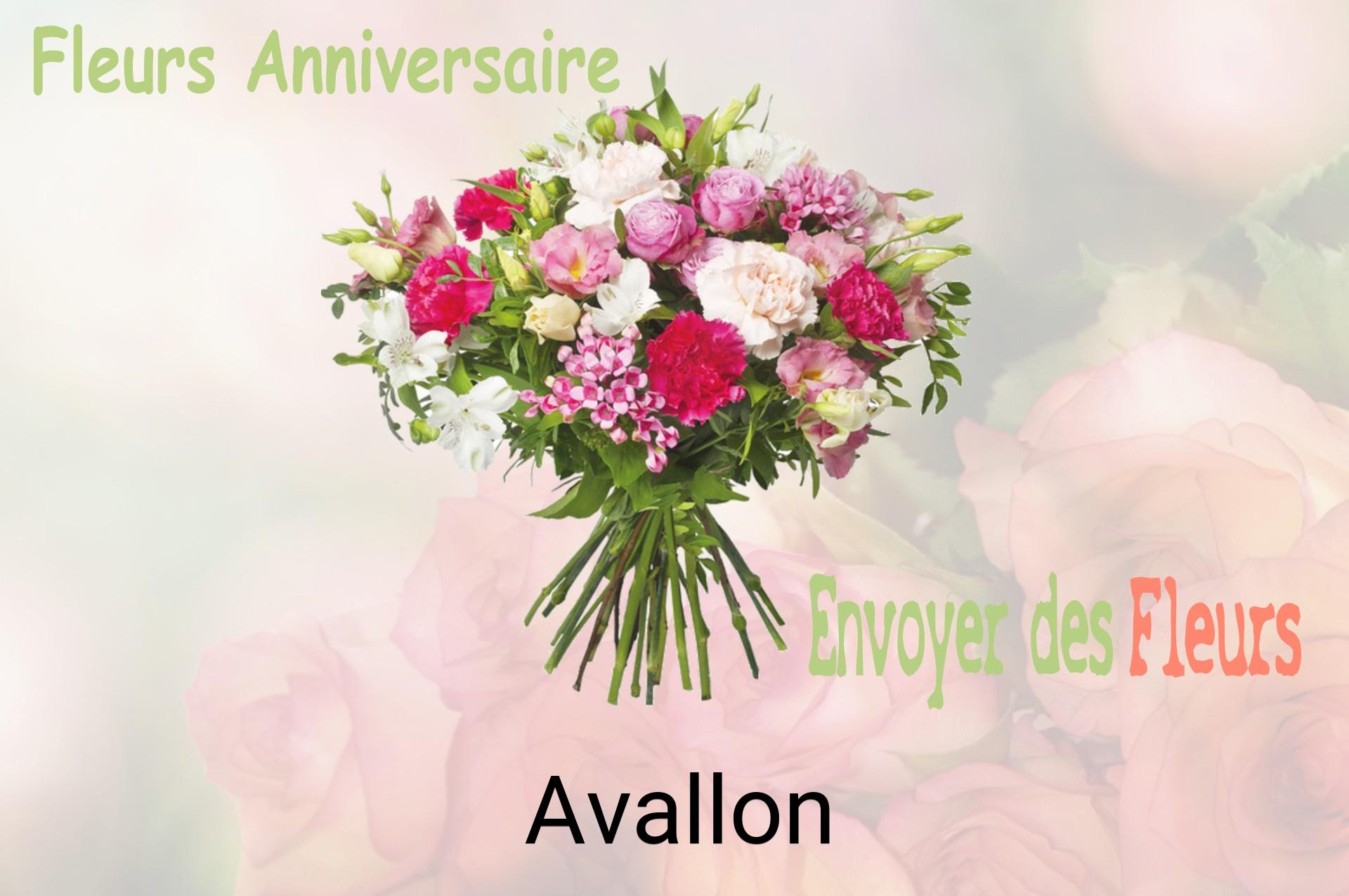 Bouquet de fleurs d’anniversaire livré à Avallon