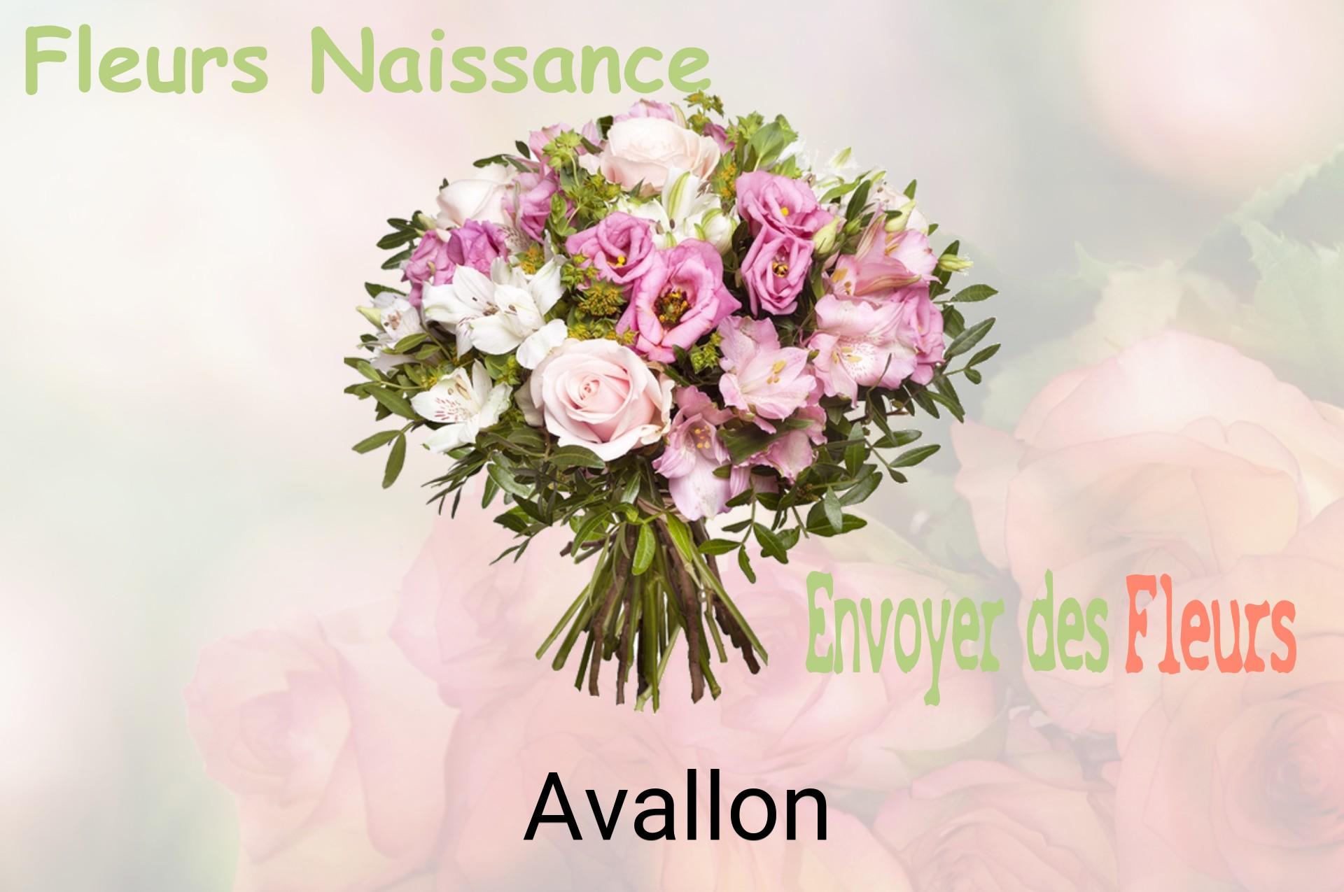 Bouquet de fleurs de naissance livré à Avallon